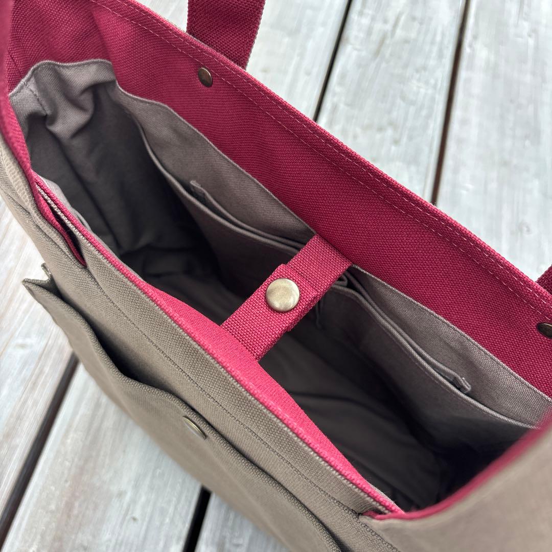 楕円形トートバッグ【倉敷帆布】