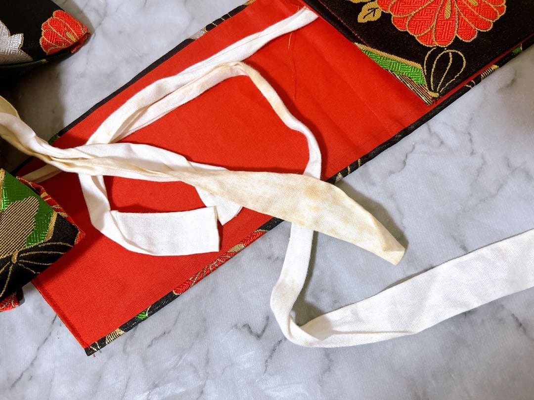 お買い得品♡七五三　7歳　女の子　フルセット　一式　朱色　黒