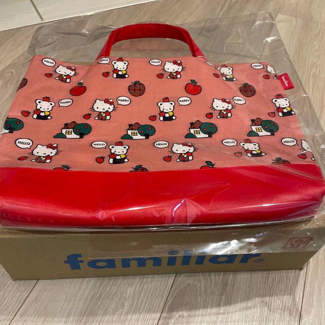 ハローキティ バッグ ピンク 赤 familiar
