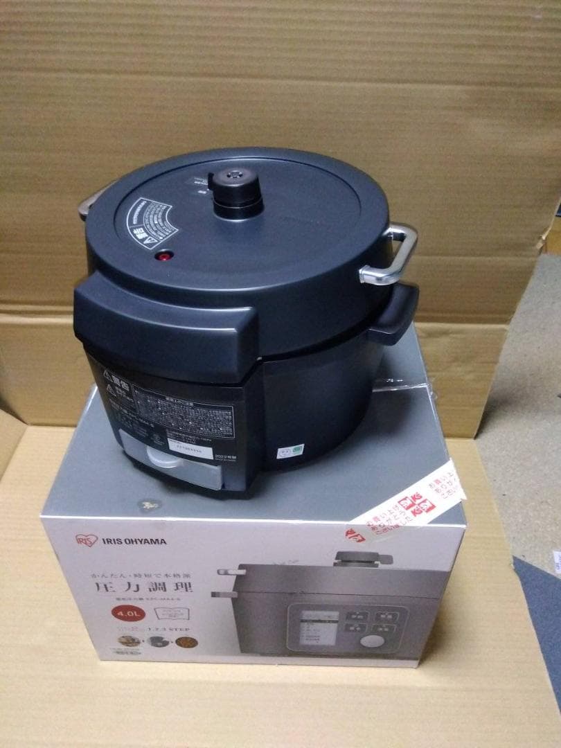 電気圧力鍋 KPC-MA4 黒 アイリスオーヤマ １回使用