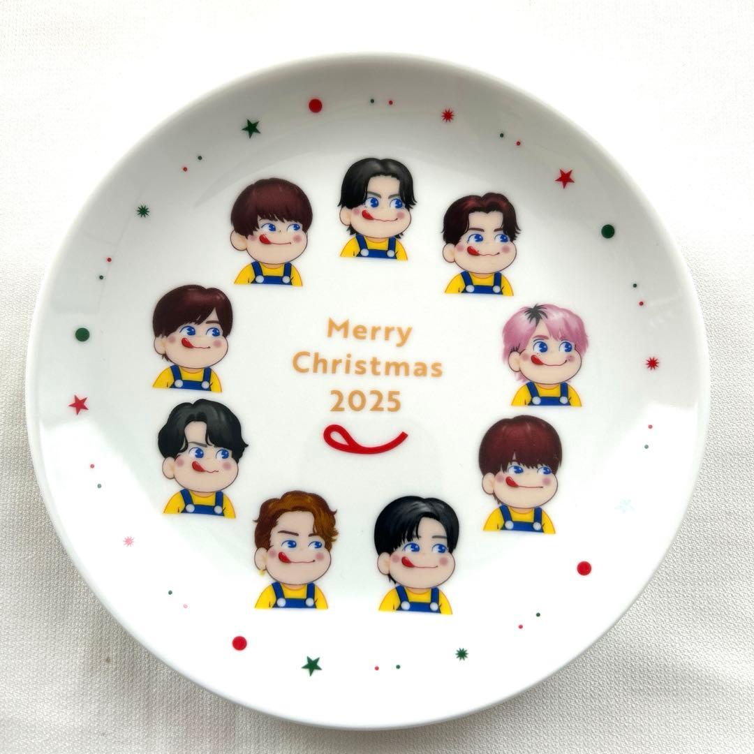 Man×不二家 2025 クリスマスプレート　おまけつき