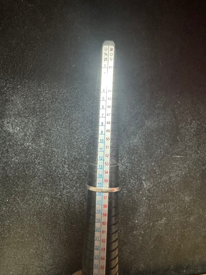 Vintage silver シルバー　アールデコ　彫金　リング　14号