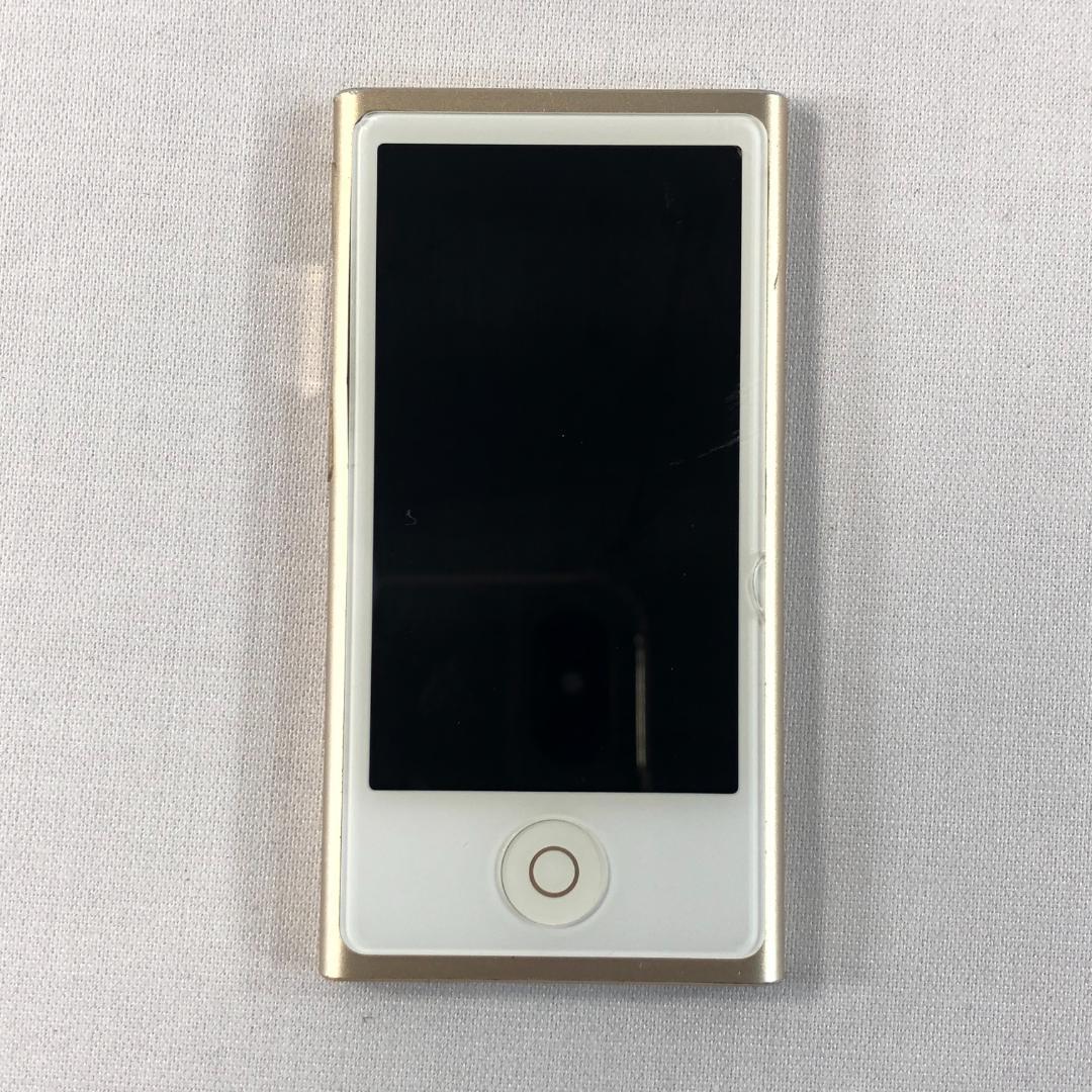 【動作品】apple iPod nano 第7世代 16GB　ゴールド