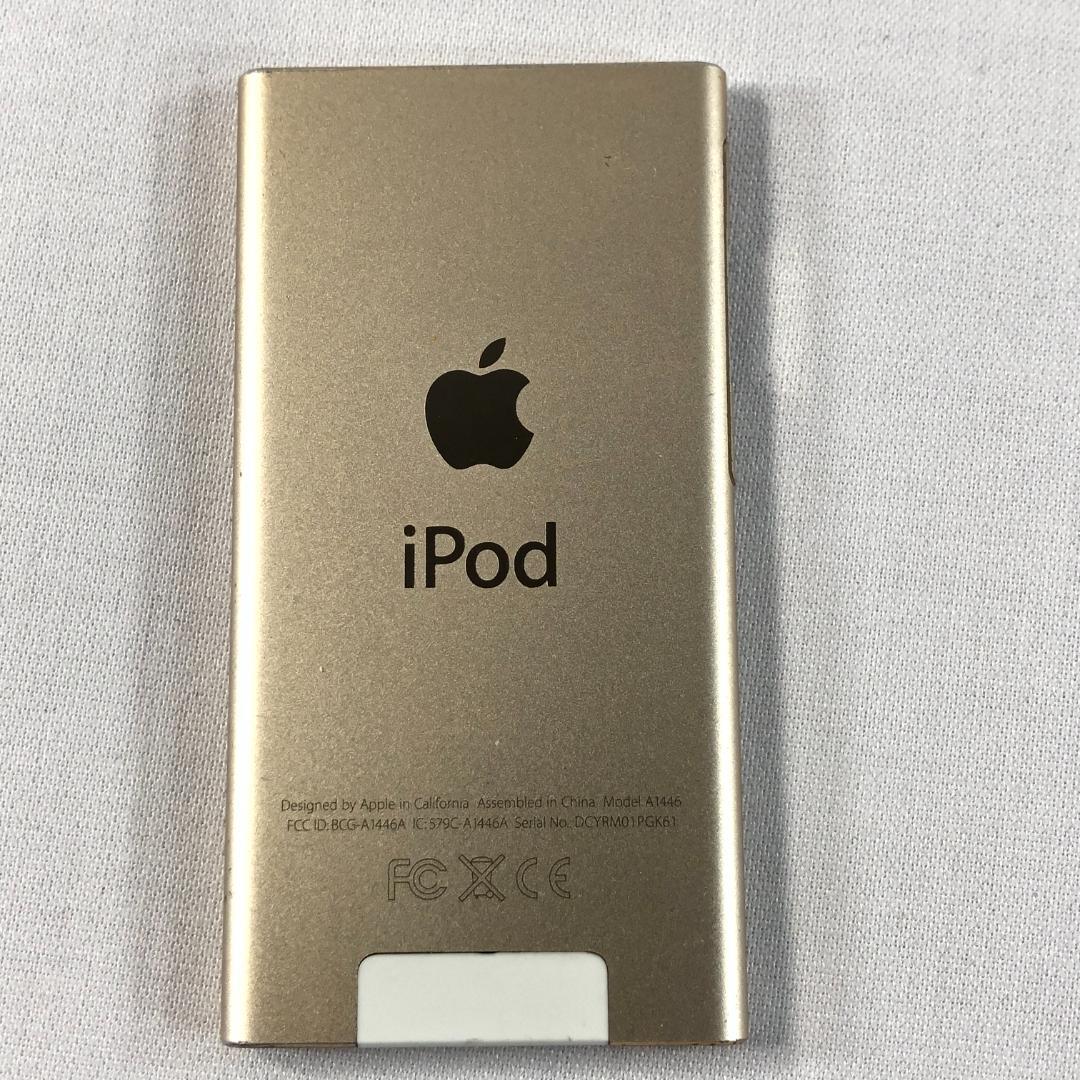 【動作品】apple iPod nano 第7世代 16GB　ゴールド