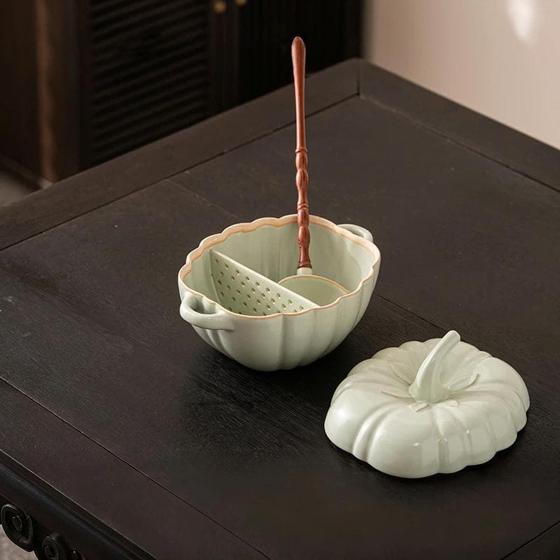 茶さじ付き 土鍋 両手鍋 セラミック 本製】仕切り鍋 調理鍋 フタ付き 万能鍋