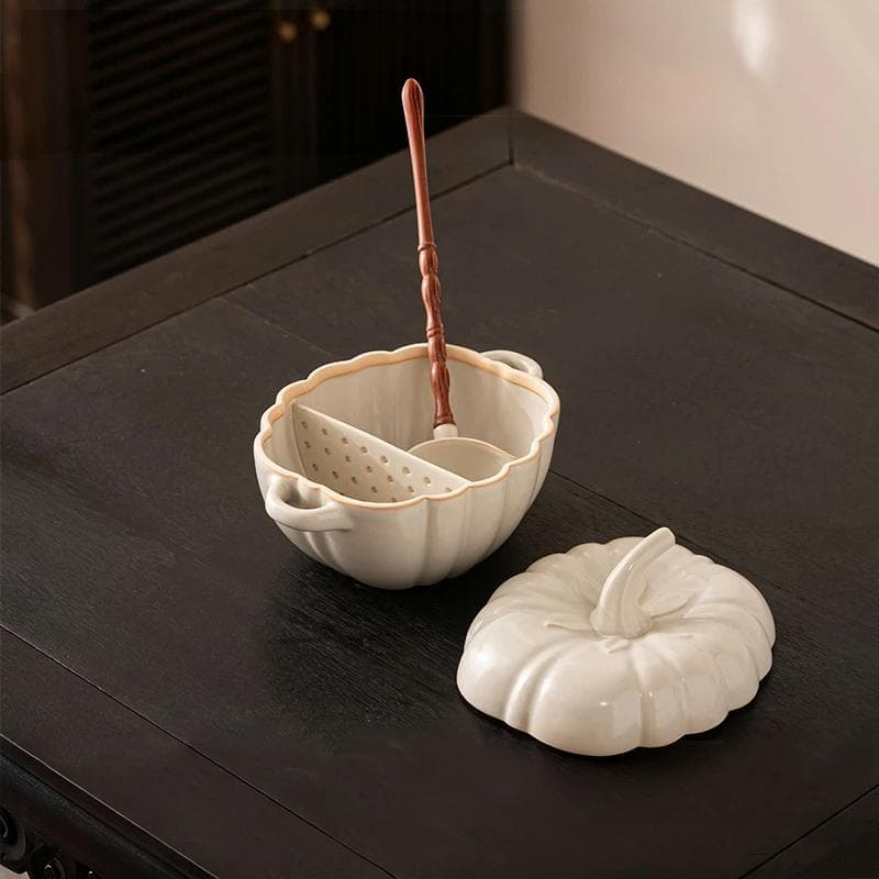 茶さじ付き 土鍋 両手鍋 セラミック 本製】仕切り鍋 調理鍋 フタ付き 万能鍋