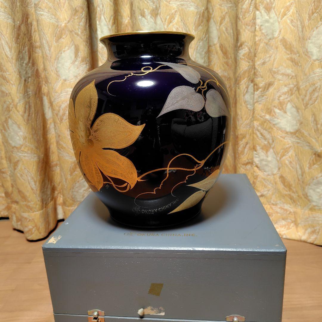 大倉陶園の花瓶 okura china