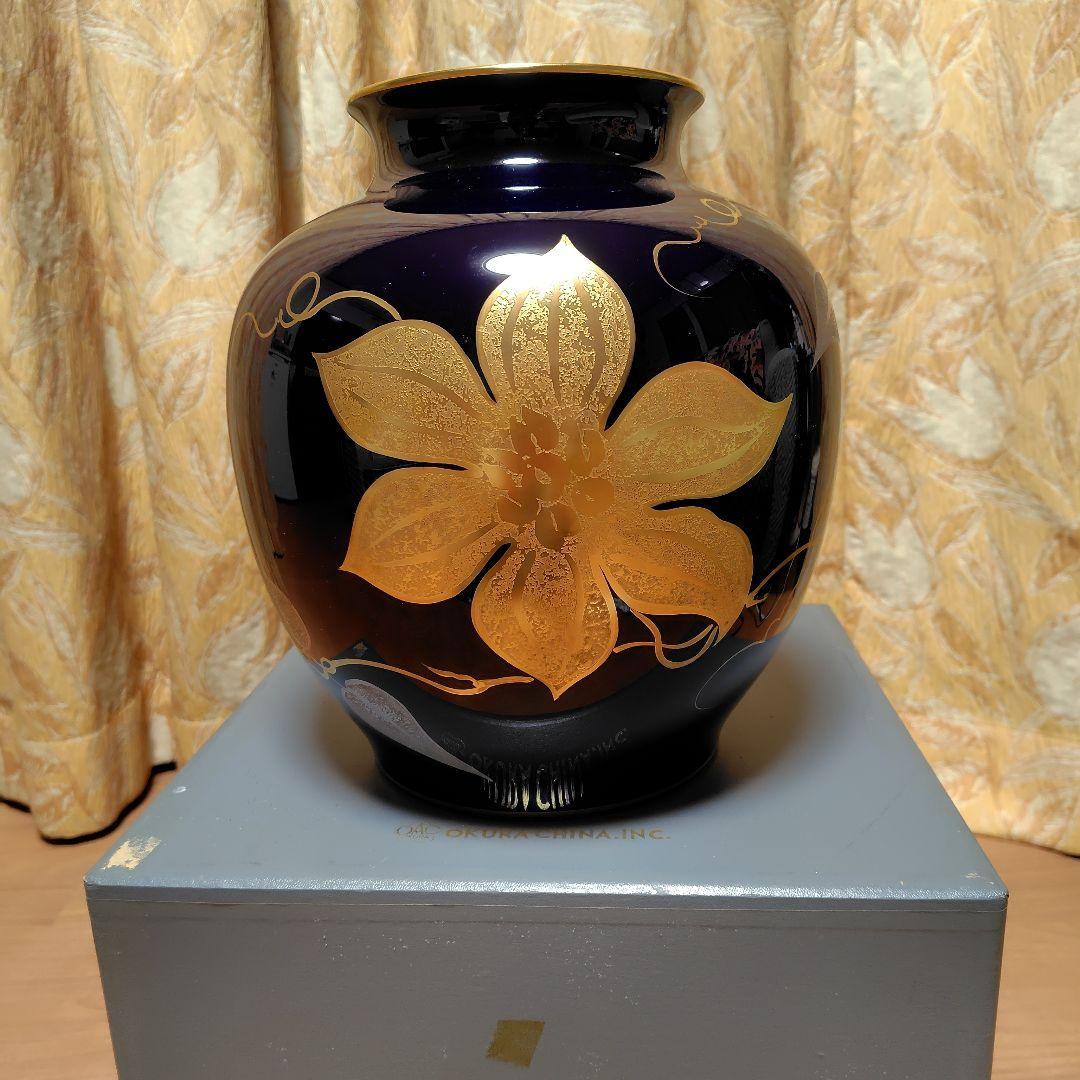 大倉陶園の花瓶 okura china