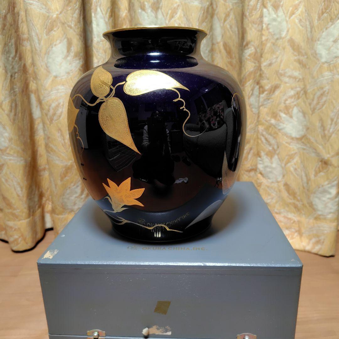 大倉陶園の花瓶 okura china