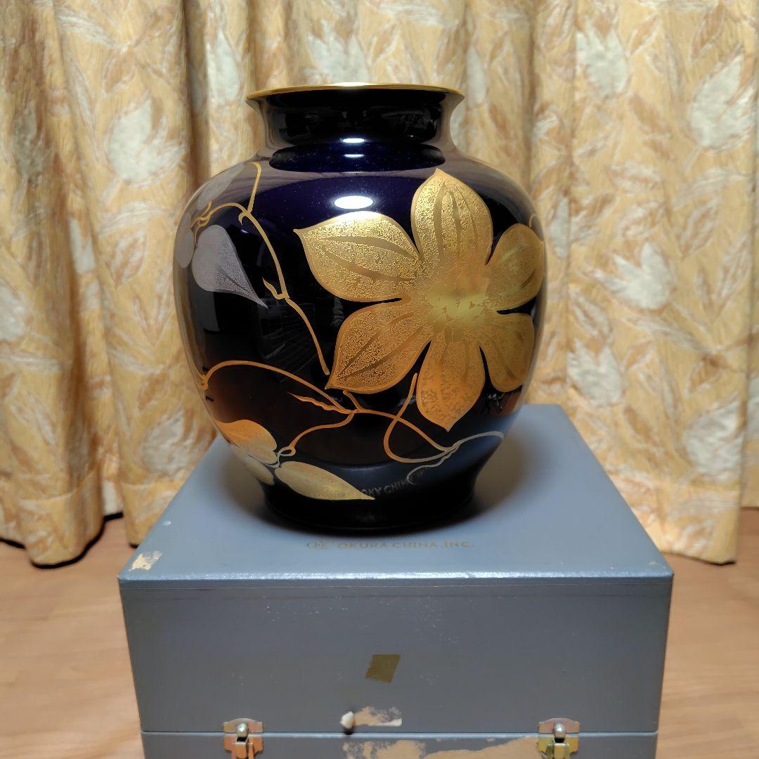 大倉陶園の花瓶 okura china