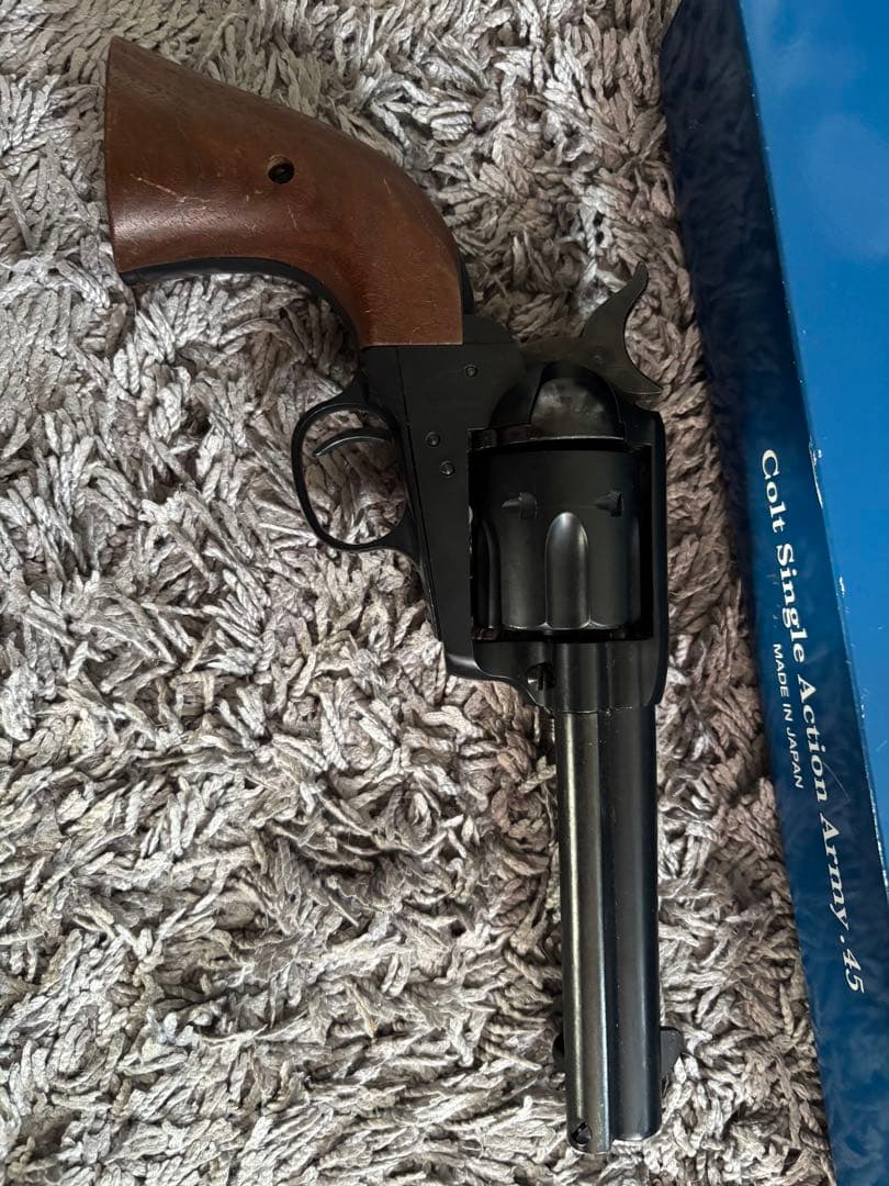 マルシン COLT SAA シビリアン マットブラックABS 木製グリップ