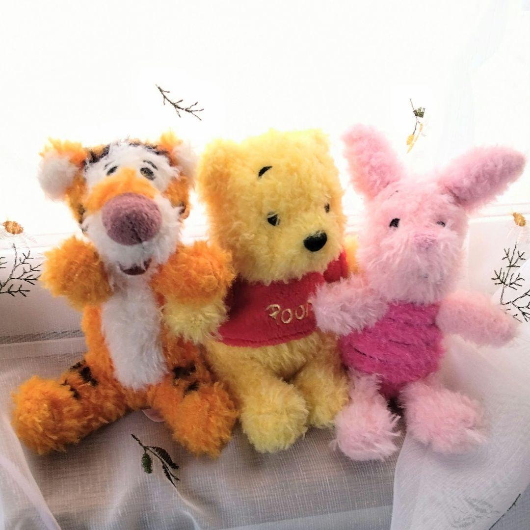 プーさん　ティガー　ピグレット　ぬいぐるみバッジ　ディズニーリゾート✨