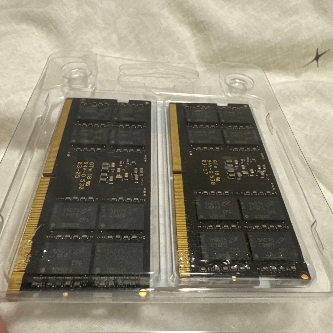 最終値下げ Crucial DDR5-5600 SODIMM 2x32GB