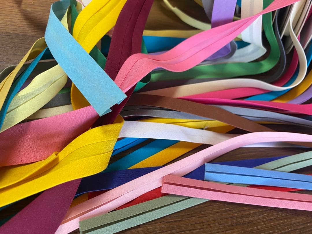 大量　パイピングテープ　バイヤステープ　34巻ハンドメイド材料