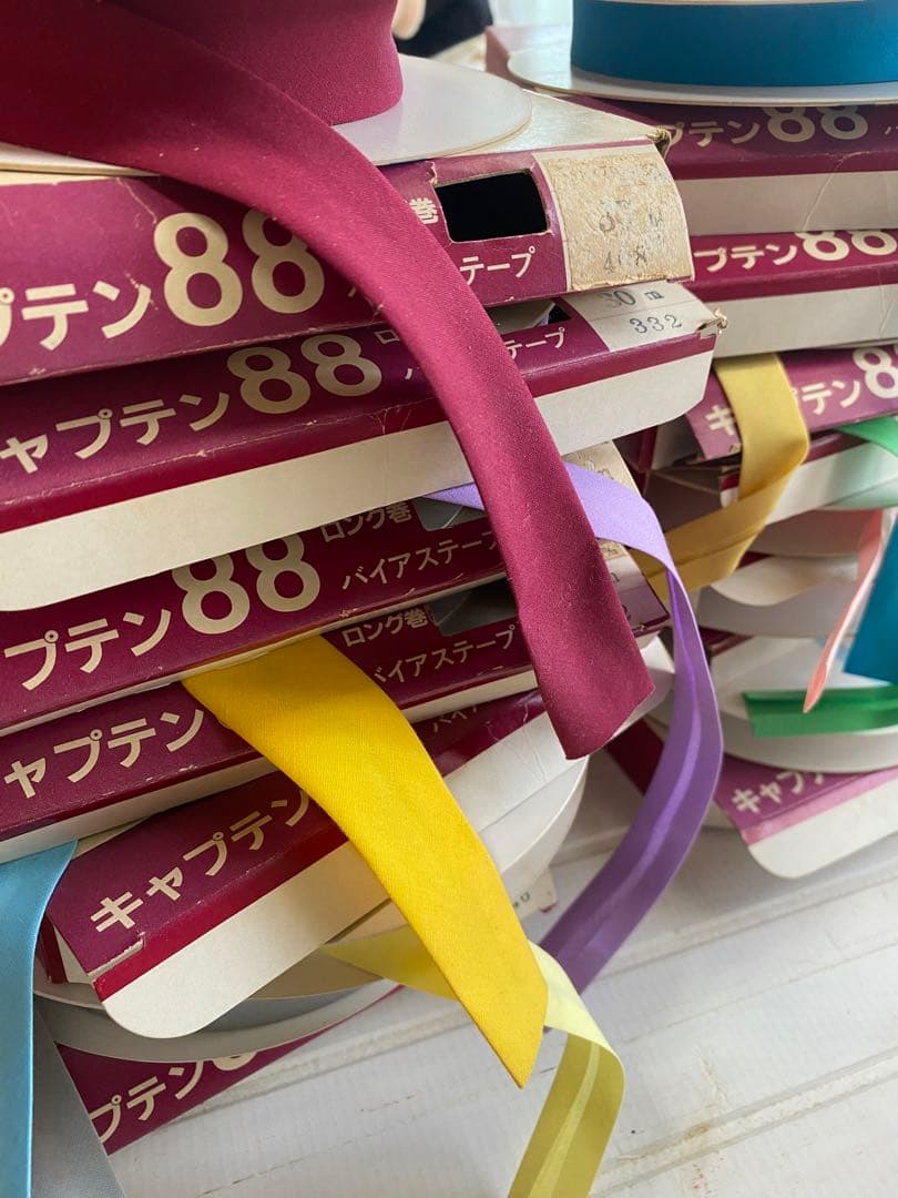 大量　パイピングテープ　バイヤステープ　34巻ハンドメイド材料