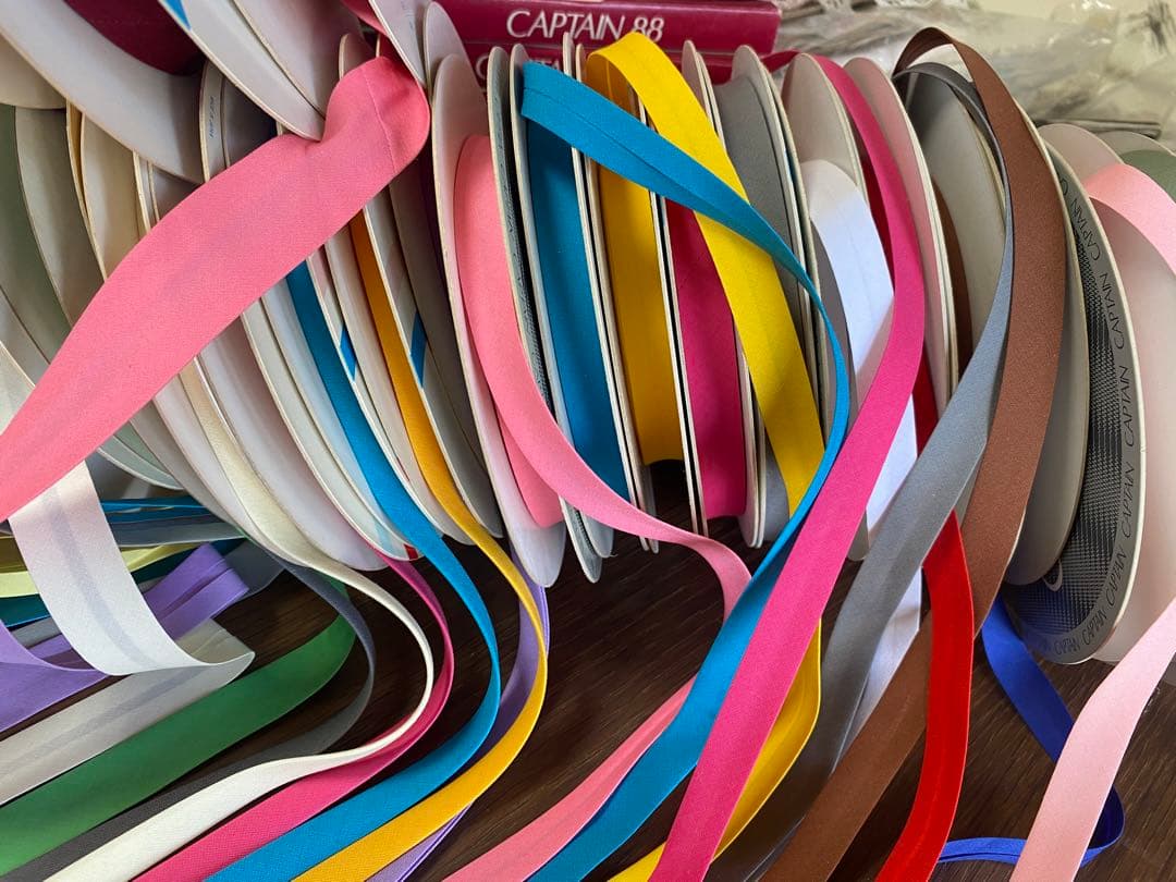 大量　パイピングテープ　バイヤステープ　34巻ハンドメイド材料