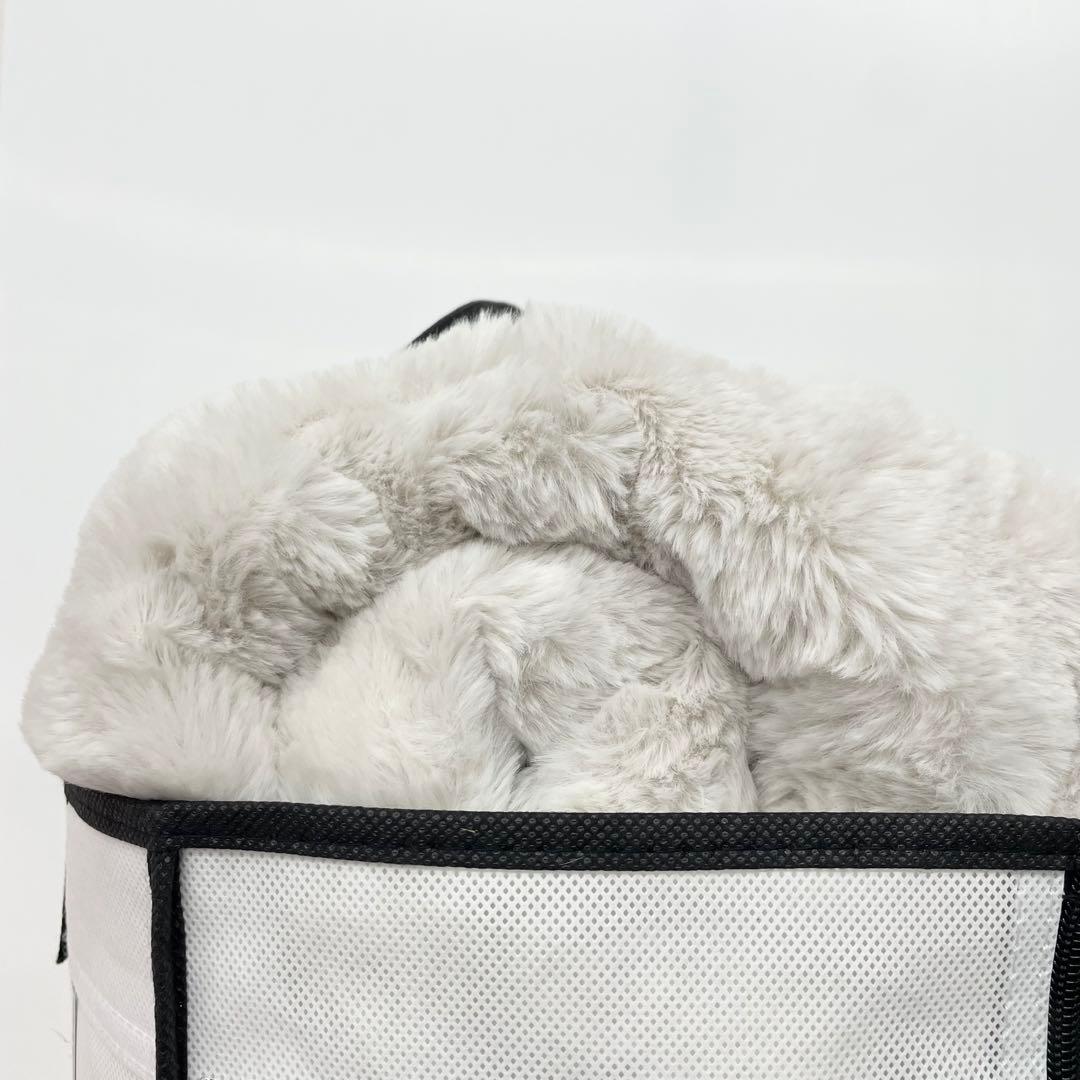 FUTURE SOFT フェイクファー シングル掛け布団 アイボリー