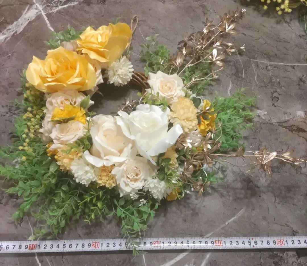 風水玄関リース　お家の玄関素材方角なども 参考になさって下さいませ☆