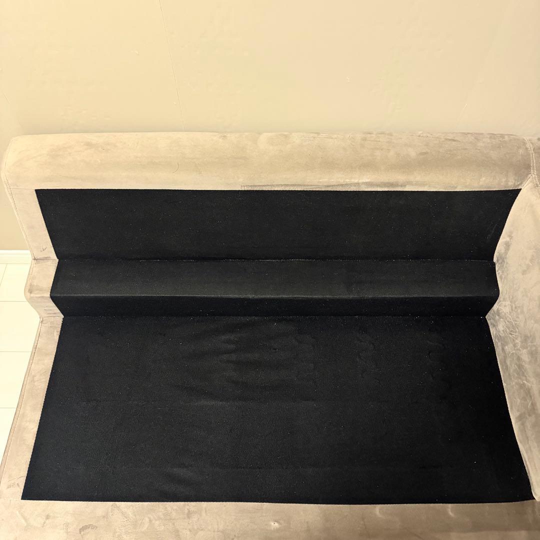 【発送可能】LOWYA 2.3人掛けソファ グレー