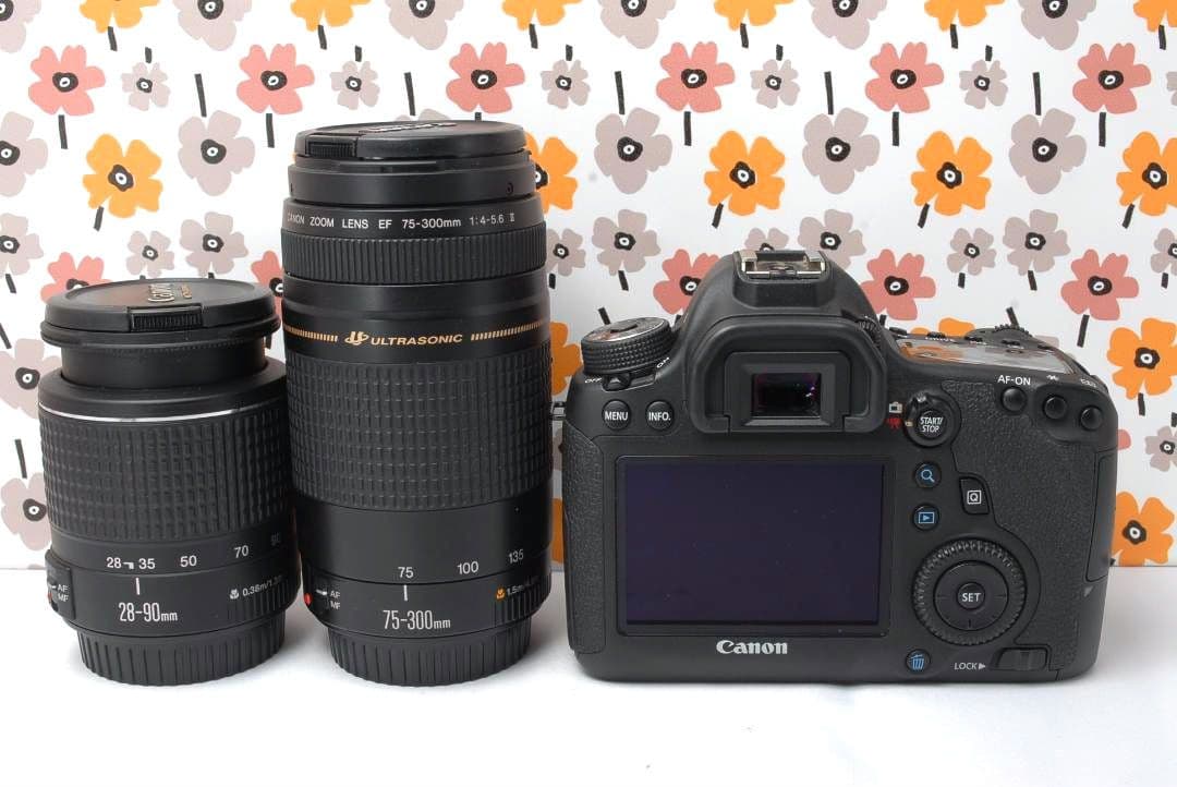 ❤Canon EOS 6D❤美しいボケ感❤フルサイズ❤Wi-Fi❤超望遠レンズ❤