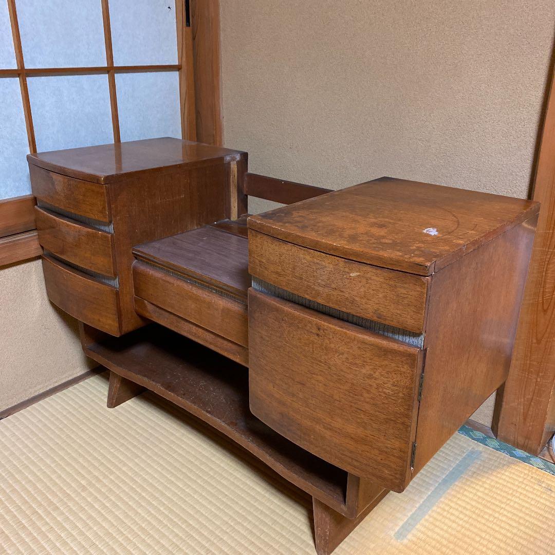 推定昭和43年(1968)千葉の松戸で手渡し可！　昭和レトロ三面鏡アンティーク