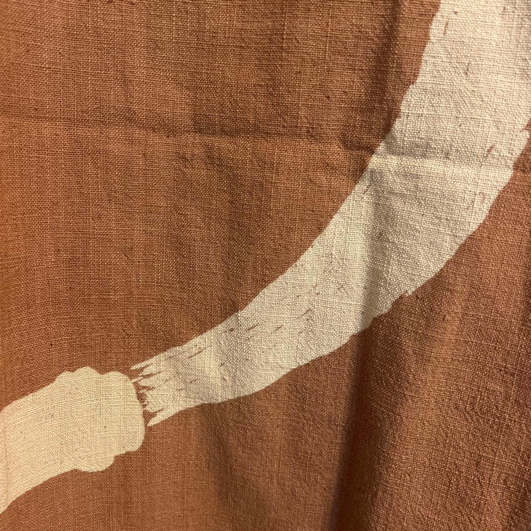 新品未使用　のれん　暖簾　染め暖簾　円相