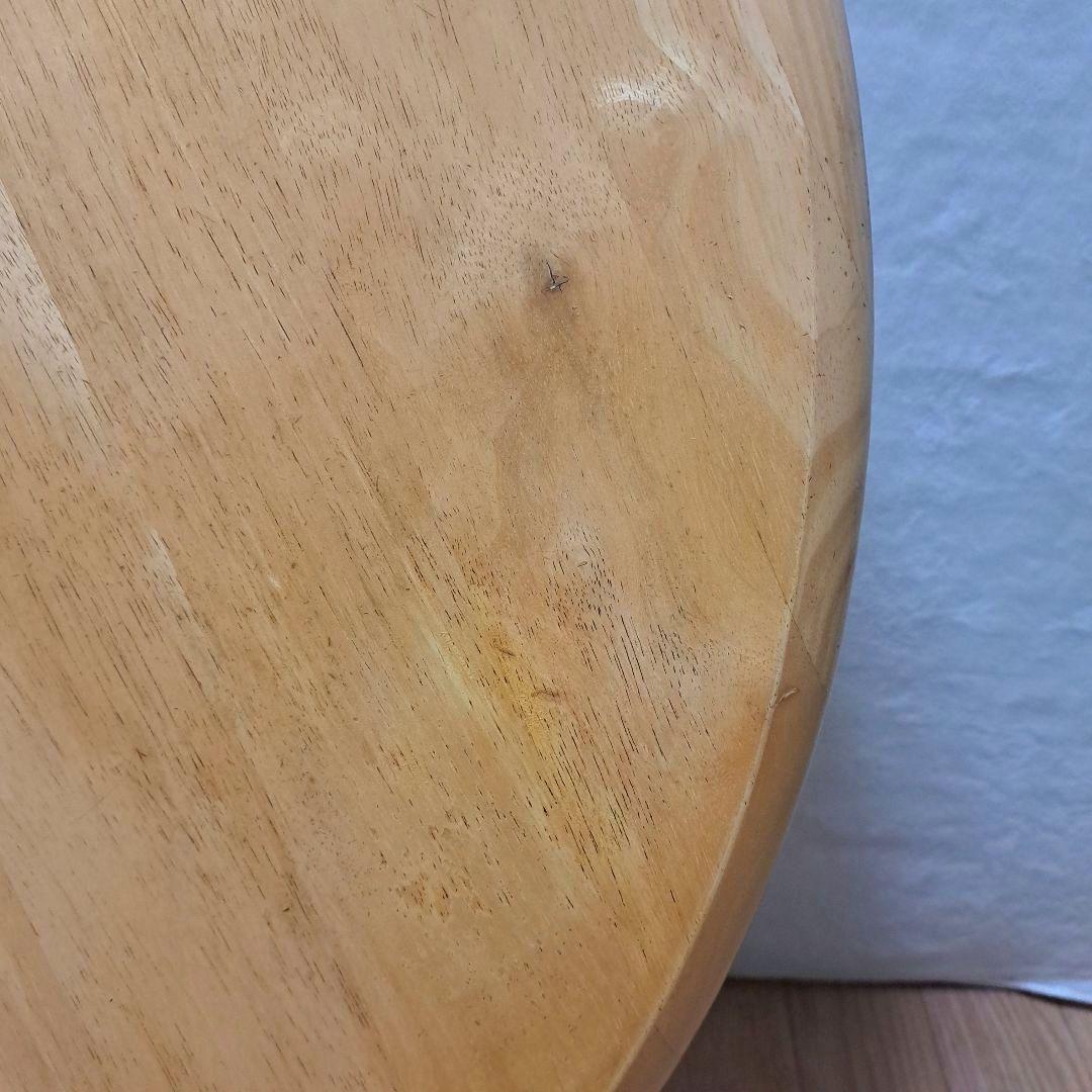 円卓　ちゃぶ台　テーブル 折りたたみ脚 木製 座卓 丸　80cm