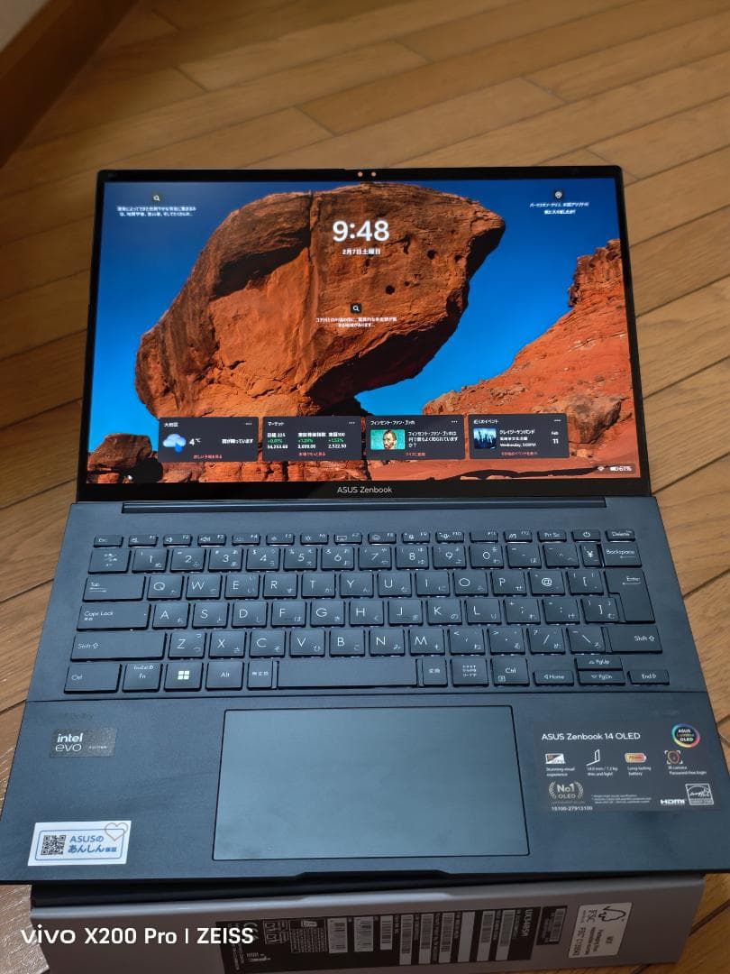 美品/補償付 ASUS Zenbook14 OLED 155H 32/512GB