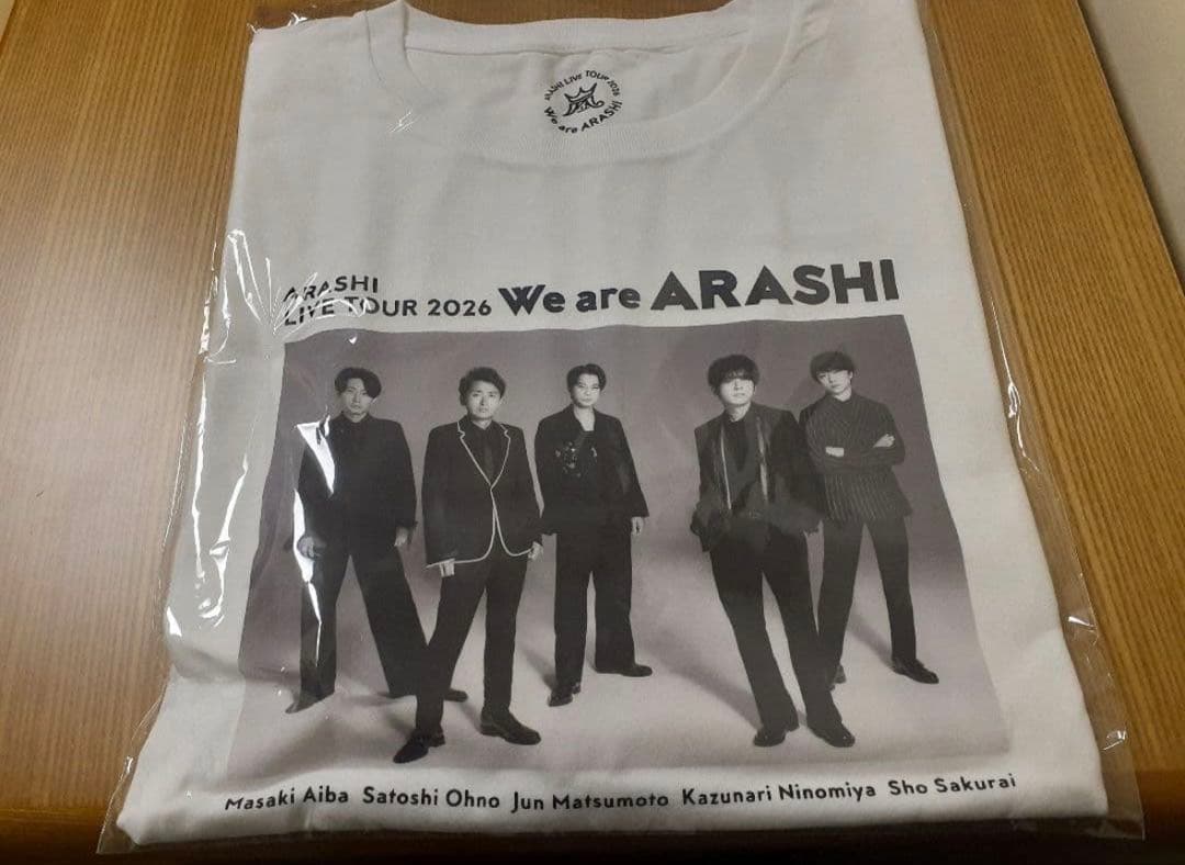 ARASHI We are ARASHI ツアーtシャツ