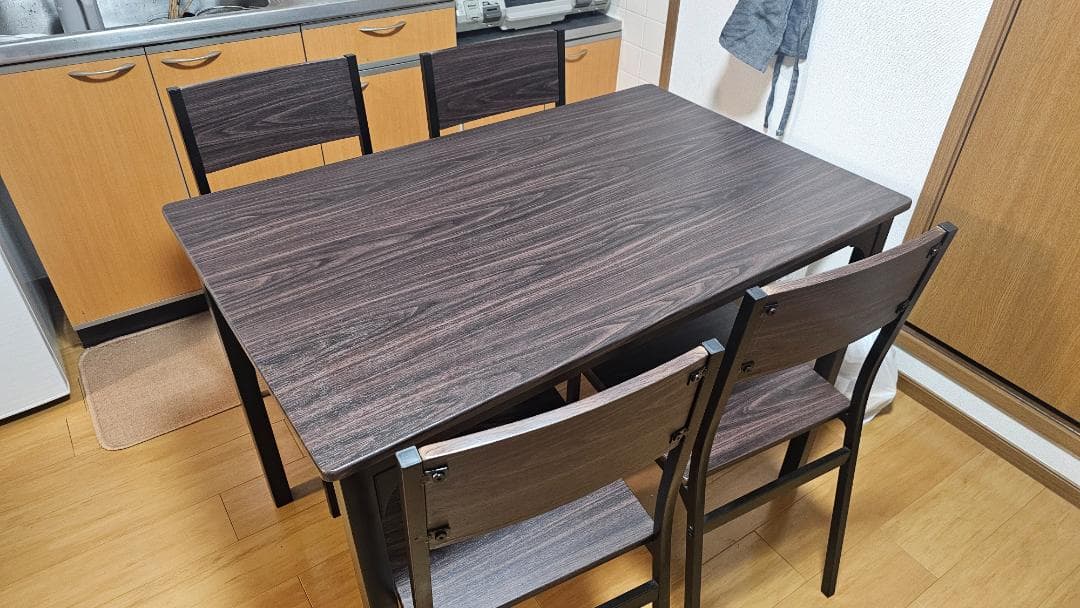 モダンデコ ダイニングテーブルセッ 4人用 テーブル チェア×4脚 セット