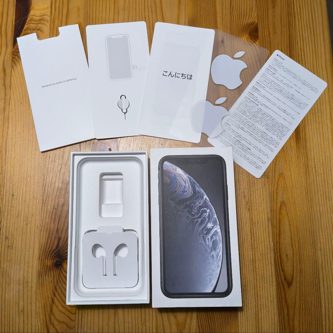 【動作正常】 iPhone XR ブラック
