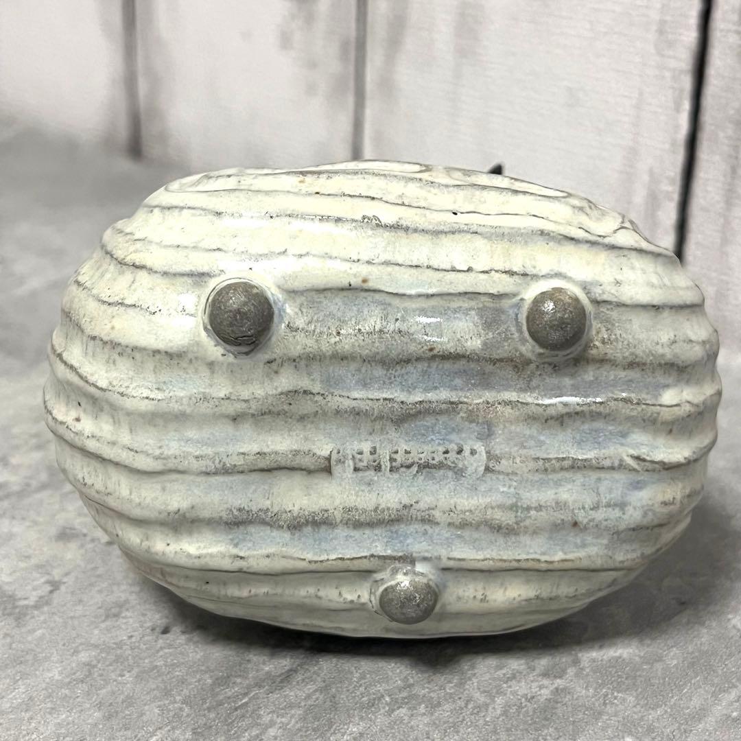 小鳥の一輪挿し　花瓶　ゆとり炉　青い鳥