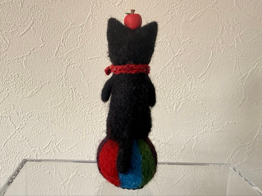 ⭐︎新品⭐︎送料無料⭐︎MTK SHEEPさん 羊毛フェルト 黒猫 ボール
