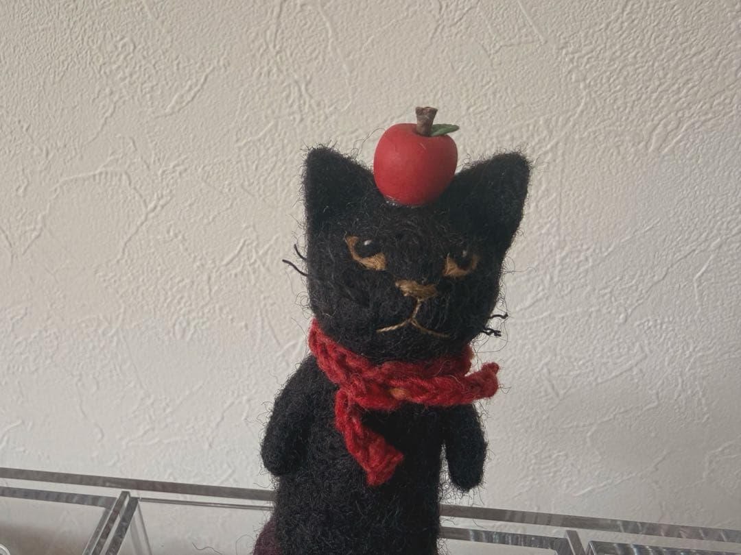 ⭐︎新品⭐︎送料無料⭐︎MTK SHEEPさん 羊毛フェルト 黒猫 ボール