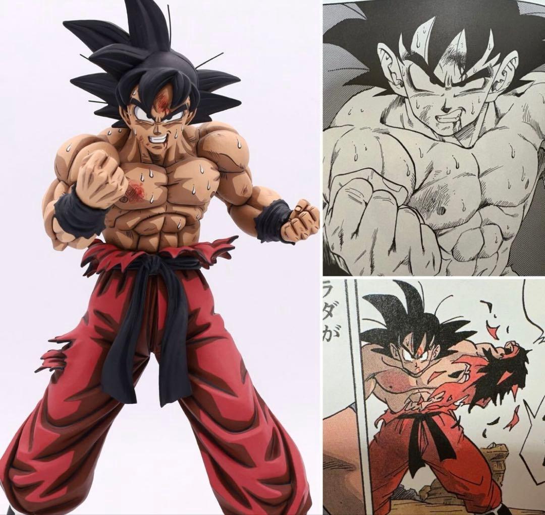 ドラゴンボール　コミックカラー　孫悟空　リペイントフィギュア　二次元彩色