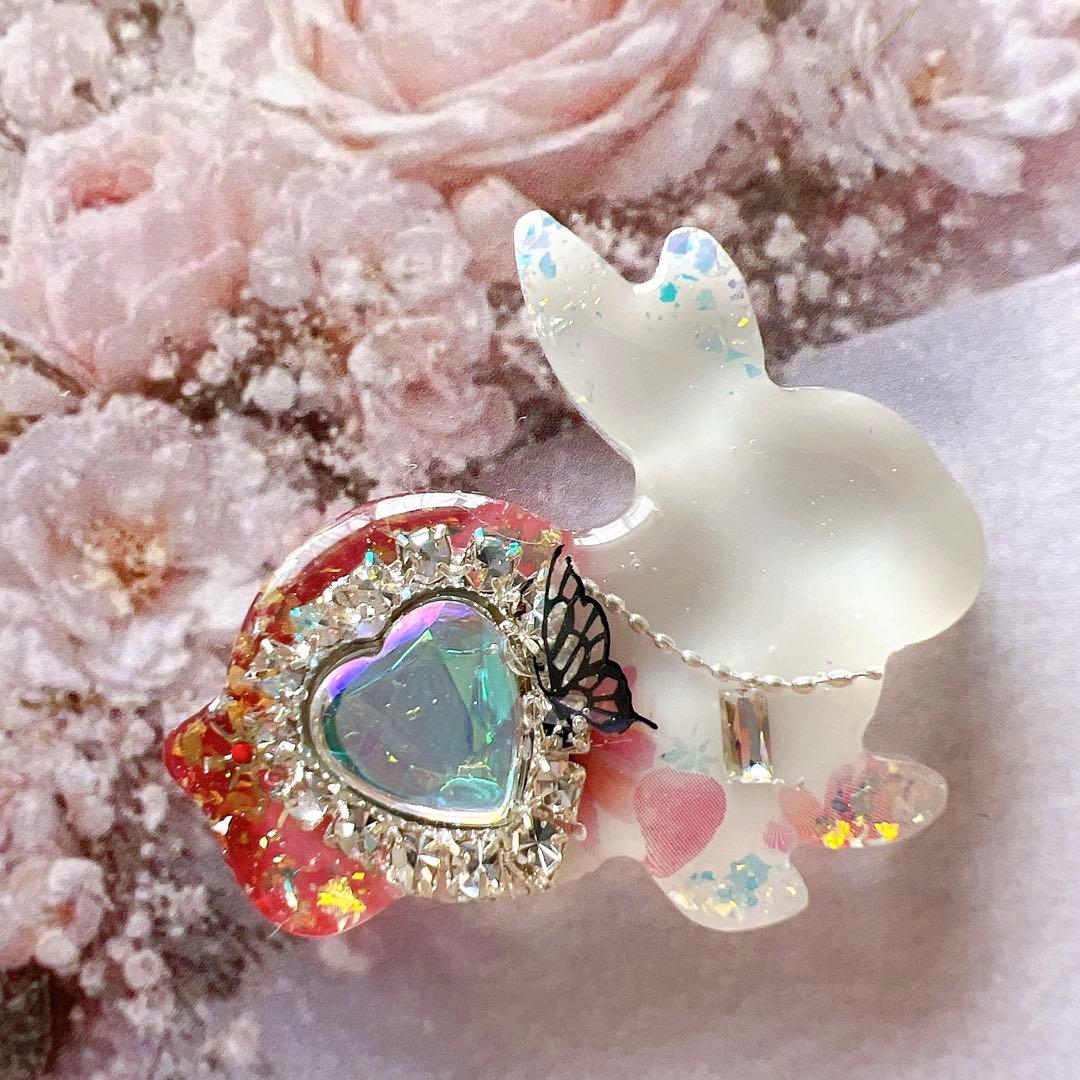 レジン ヘアゴム うさぎ No.929