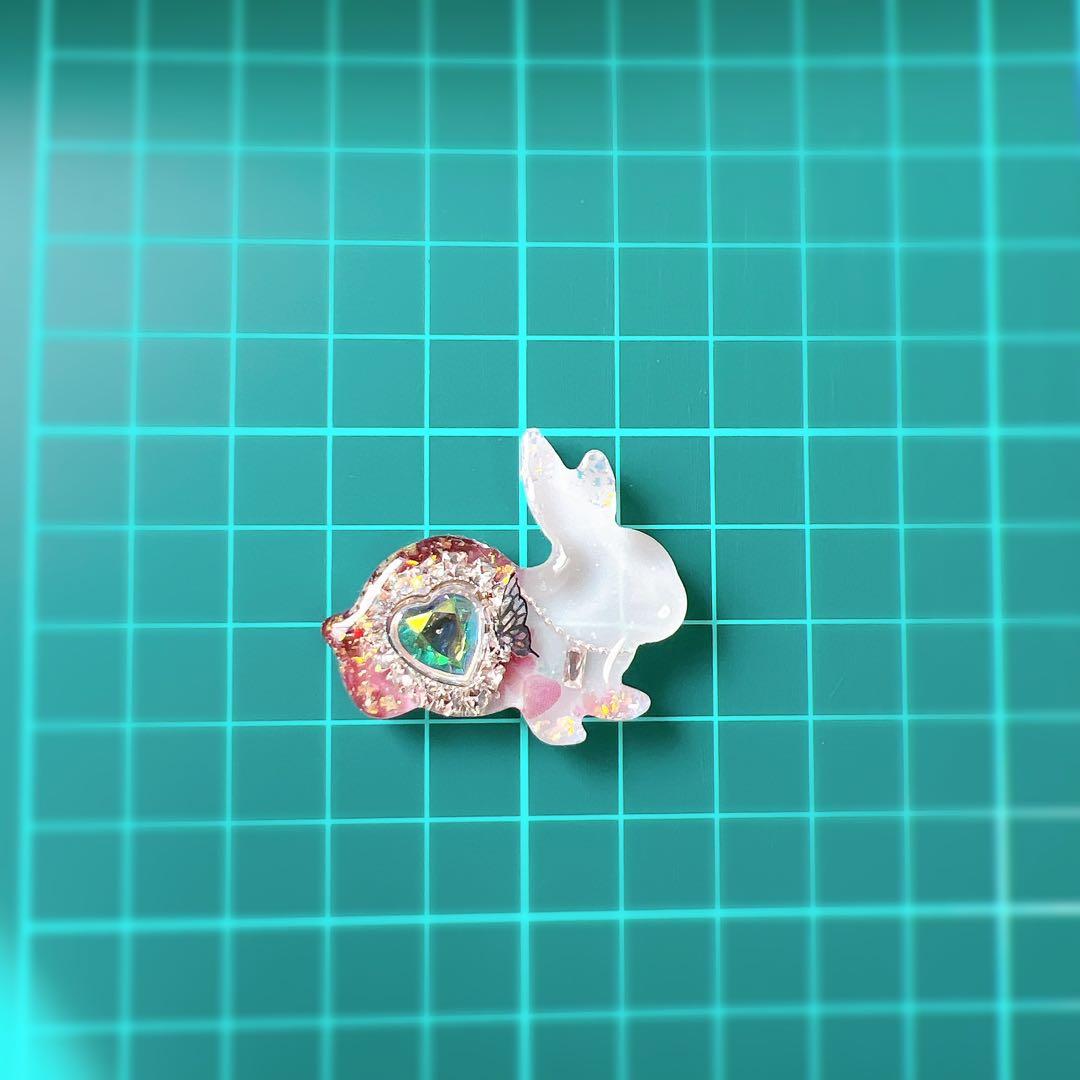 レジン ヘアゴム うさぎ No.929