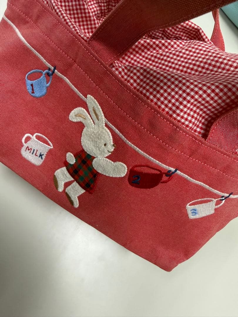 ファミリア　ランチバッグ　お弁当入れ　お弁当ケース　お弁当袋　デニム