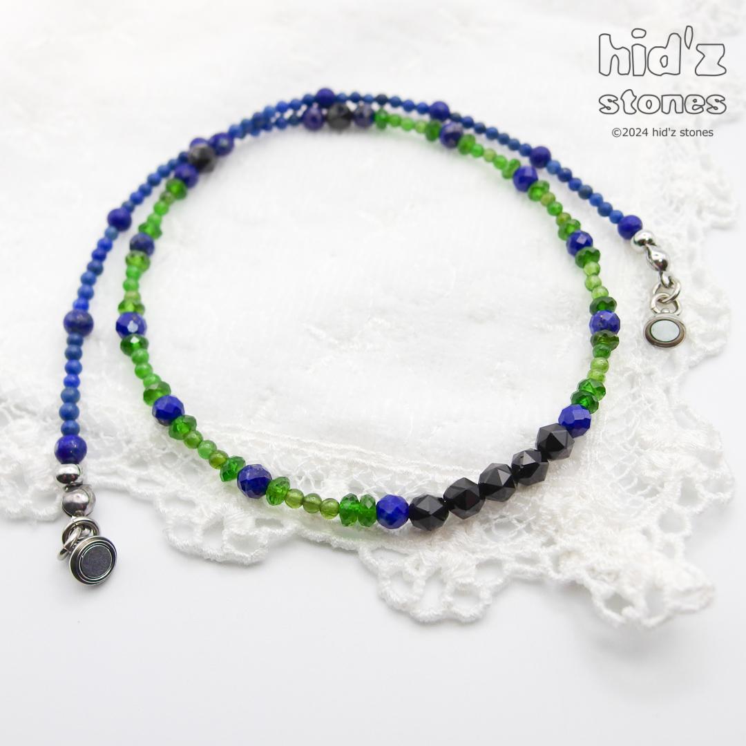 ◆一点もの天然石ネックレス:MSCm-004