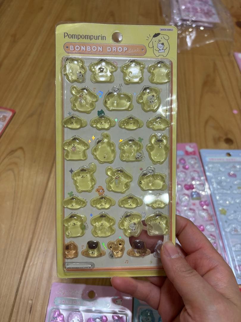 ボンボンドロップシール6枚