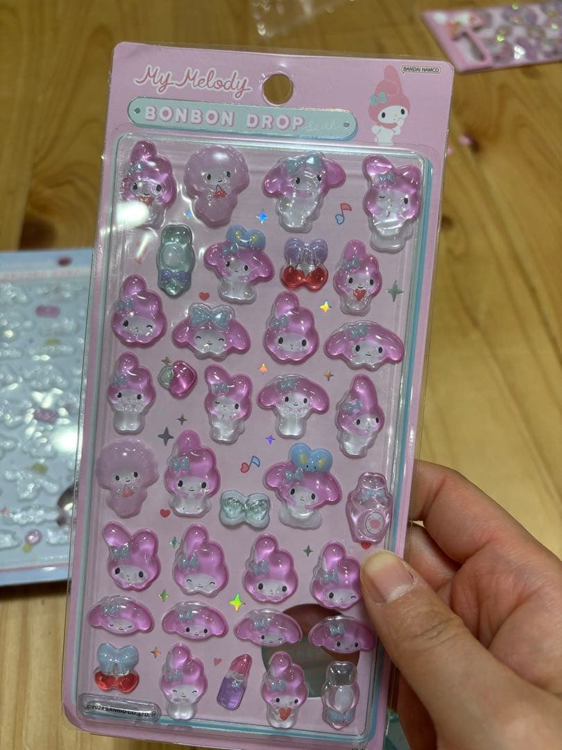 ボンボンドロップシール6枚