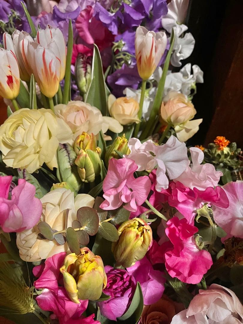 【のんさん専用】春の切花セット　ラナンキュラス　チューリップ他　生花　ネコポス