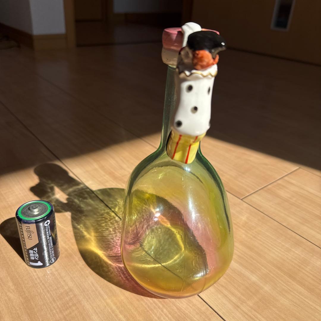 アンティーク ニッカウイスキーボトル ピエロ栓