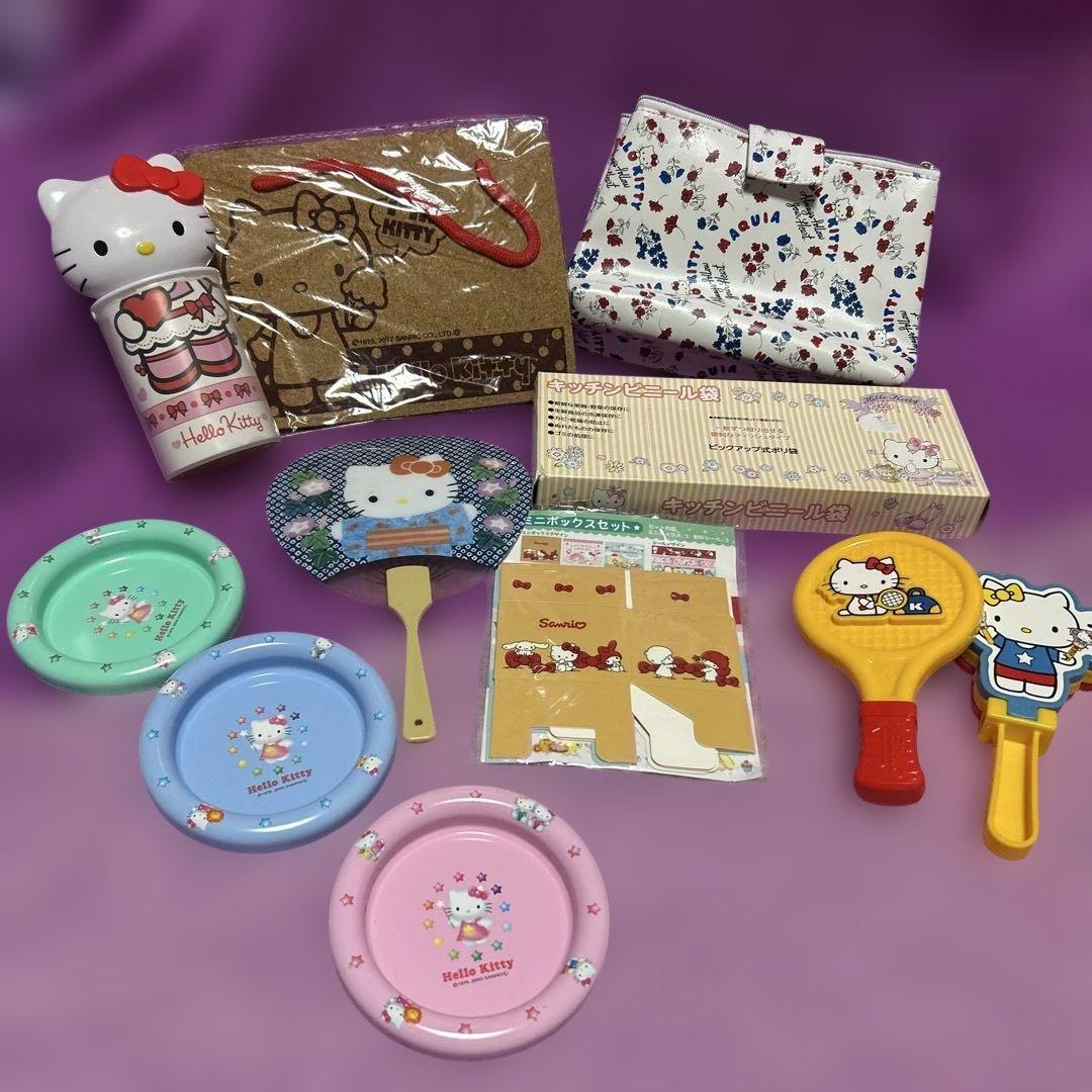 レトロ☆ハローキティ かわいい ♡ぬいぐるみ 小物雑貨まとめ売り