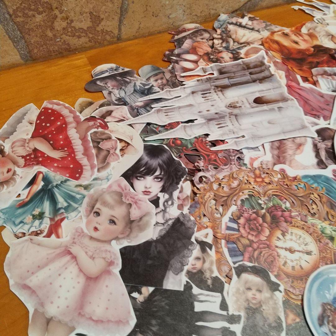 カレンダー。21，ジャンクジャーナル素材。チョキチョキ素材