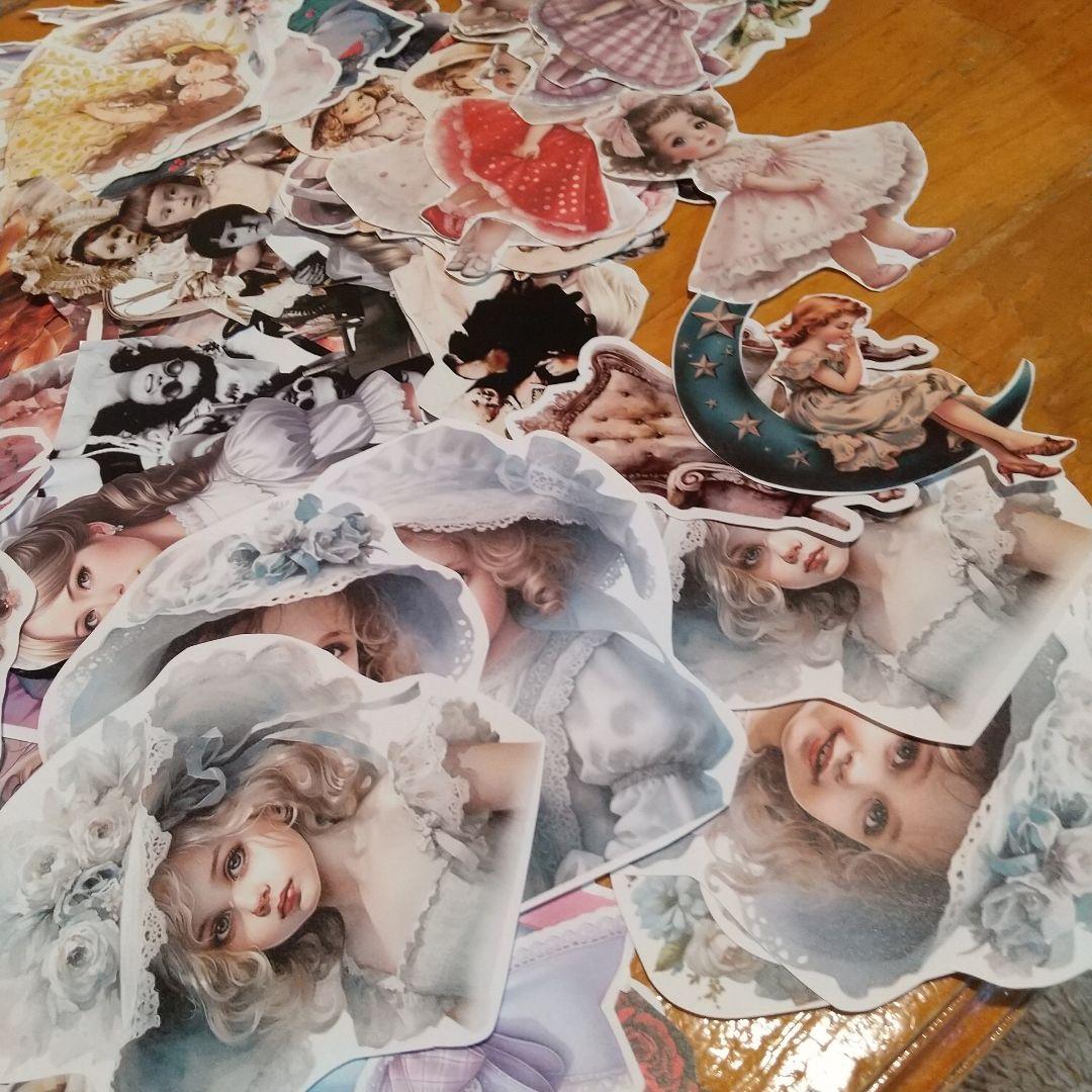 カレンダー。21，ジャンクジャーナル素材。チョキチョキ素材