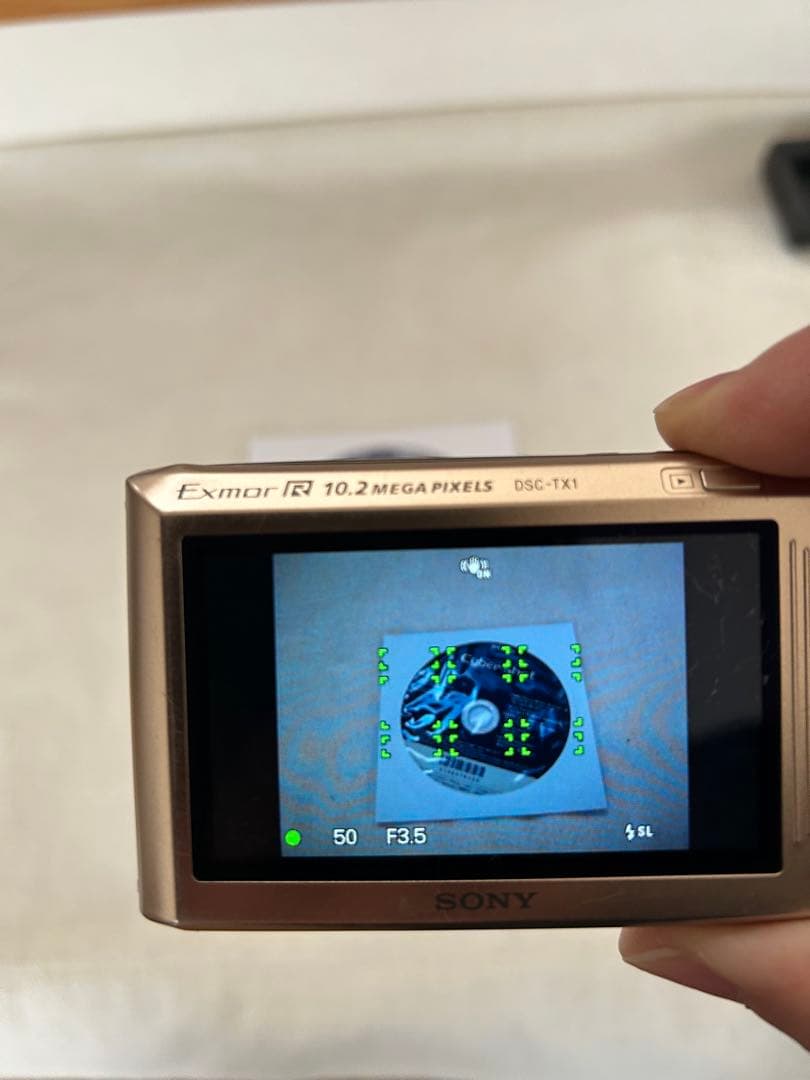 SONY Cyber-shot DSC-TX1コンパクトデジタルカメラ ゴールド