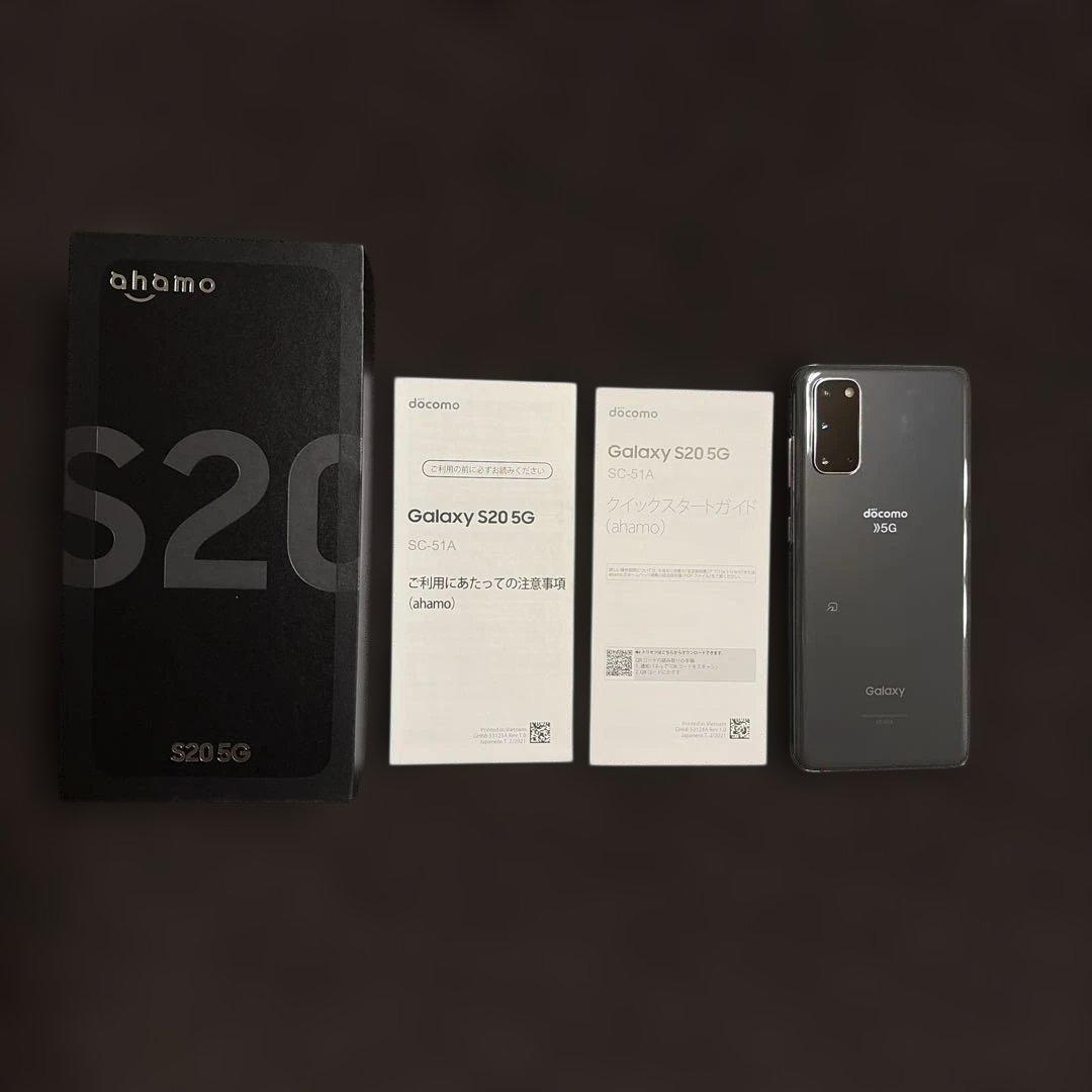 【SIMロック解除済】Samsung Galaxy S20 5G Gray本体