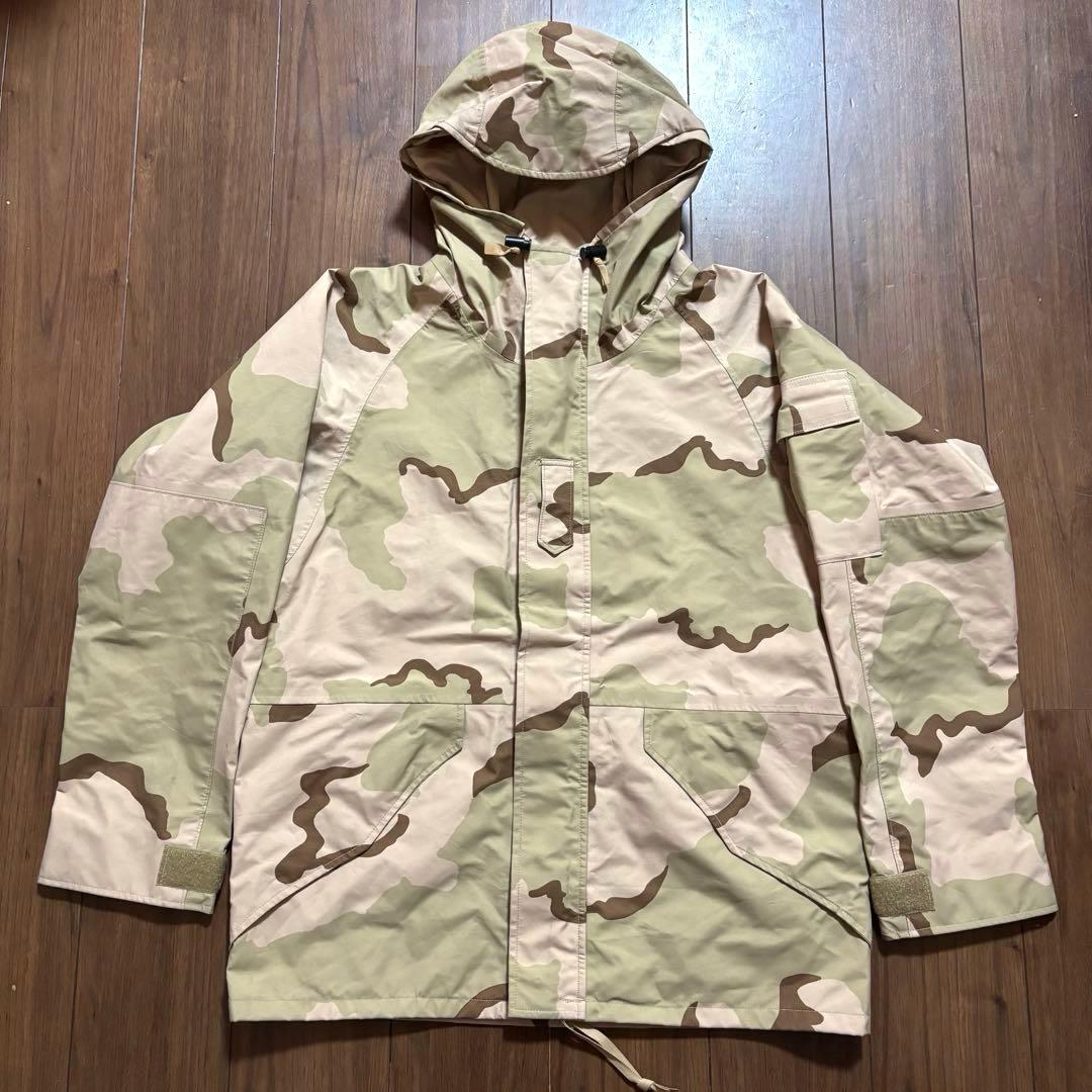 M-R 良品 米軍実物 ECWCS GEN1 ゴアテックスパーカー デザートカモ