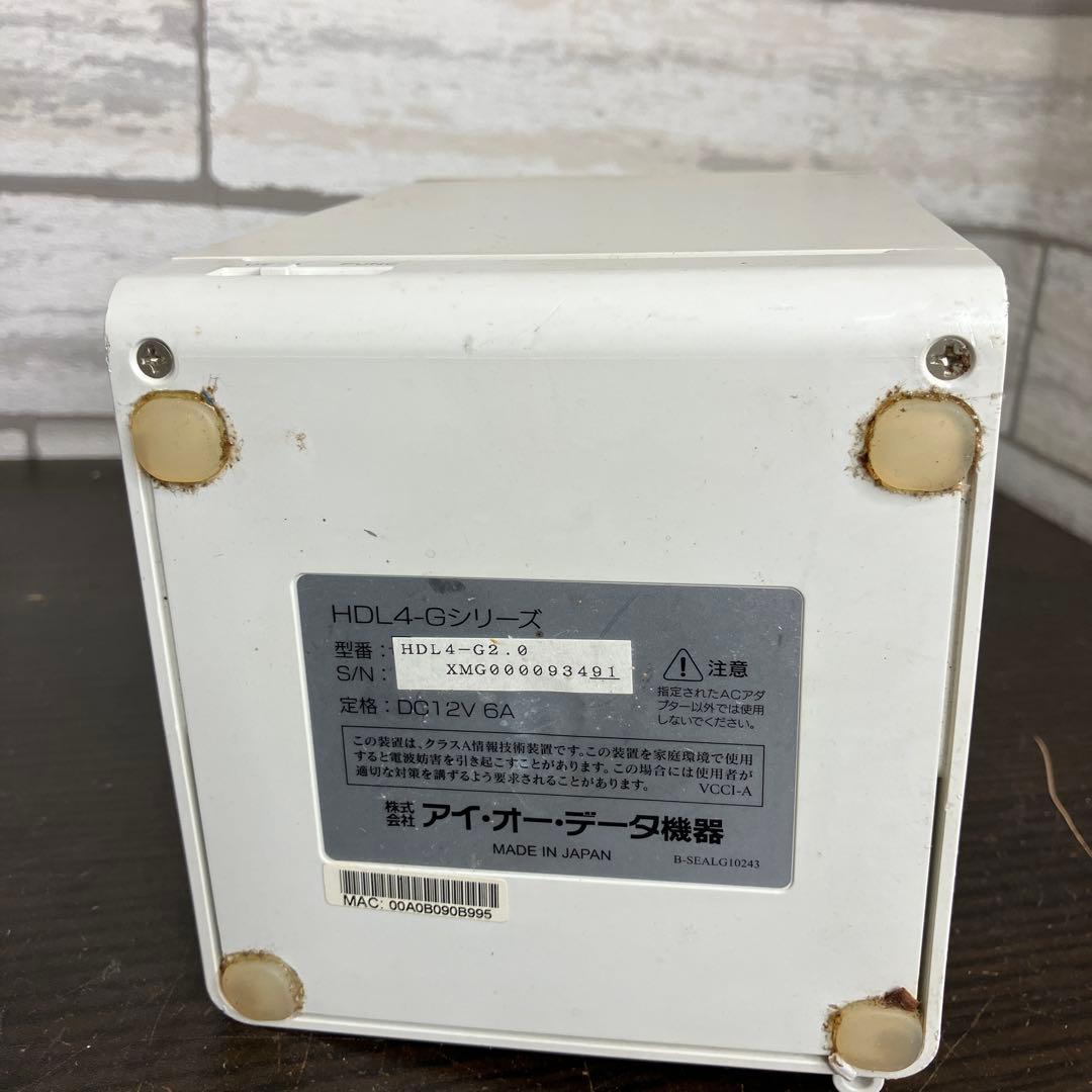 外付けハードディスク・ドライブ IO-DATA NAS LAN DISK HDL4-G2.0